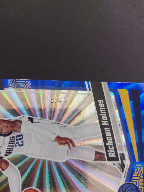 2023-24 Panini Donruss Richaun Holmes #10 18/49 Blue Laser