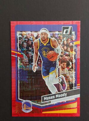 2023-24 Panini Donruss Moses Moody #84 02/99 Red Choice