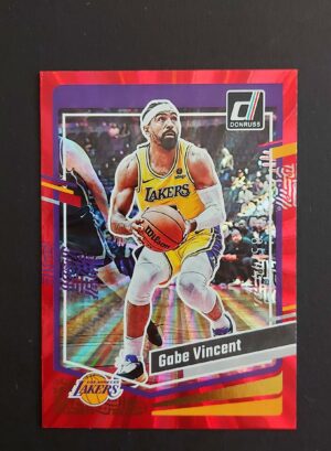 2023-24 Panini Donruss Gabe Vincent #68 85/99 Red Laser