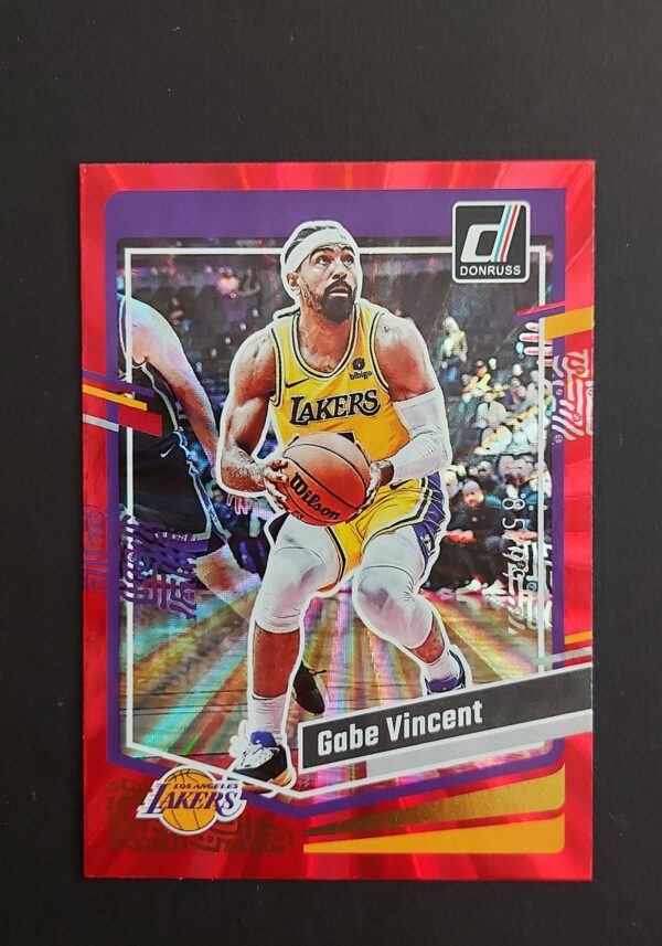 2023-24 Panini Donruss Gabe Vincent #68 85/99 Red Laser
