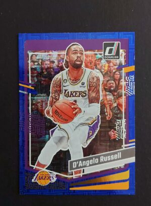 2023-24 Panini Donruss D'Angelo Russell #118 37/49 Blue Choice