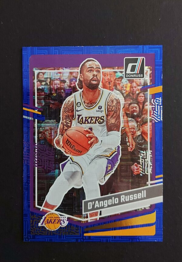 2023-24 Panini Donruss D'Angelo Russell #118 37/49 Blue Choice