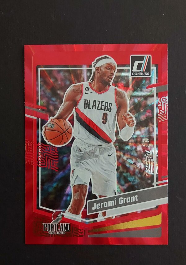 2023-24 Panini Donruss Jerami Grant #102 82/99 Red Laser