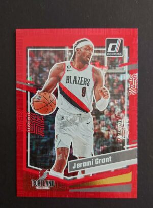 2023-24 Panini Donruss Jerami Grant #102 50/99 Red Choice