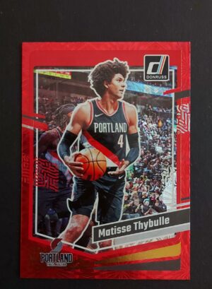 2023-24 Panini Donruss Matisse Thybulle #52 32/88 Red Fireworks