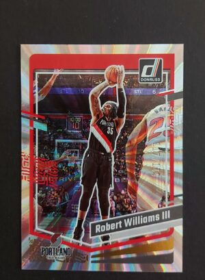 2023-24 Panini Donruss Robert Williams III #81 117/149 Holo Laser