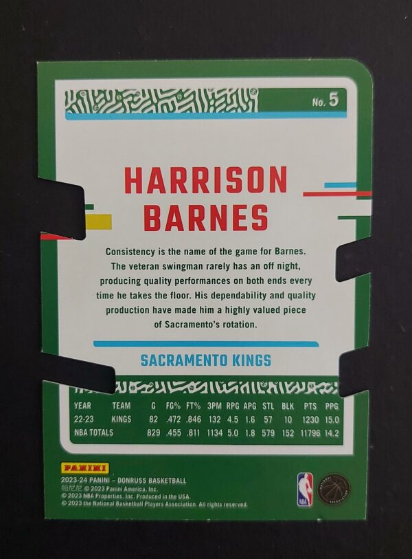 2023-24 Panini Donruss Harrison Barnes #5 49/75