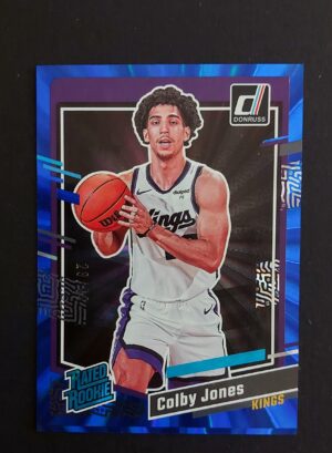 2023-24 Panini Donruss Colby Jones #221 29/49 Blue Laser