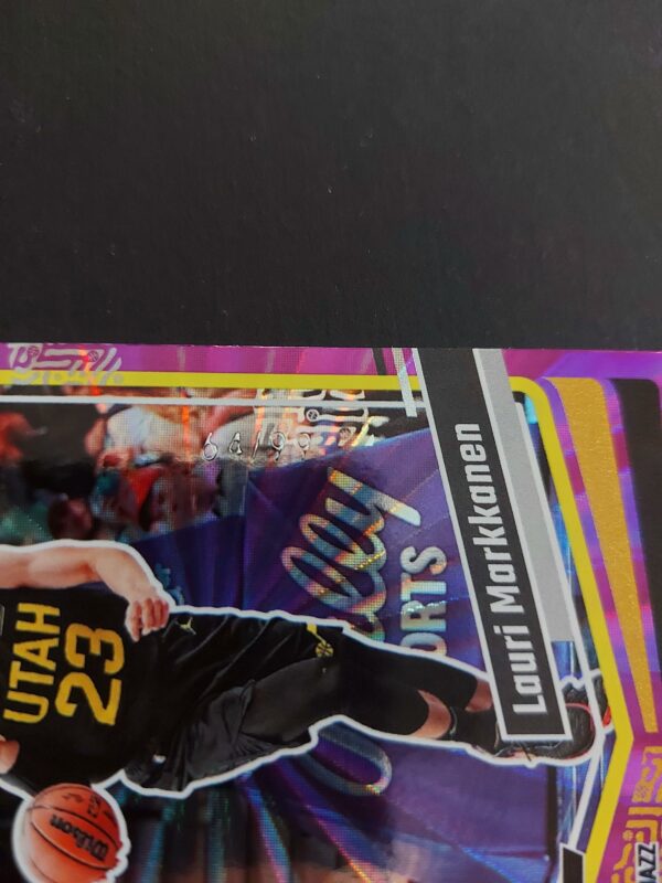 2023-24 Panini Donruss Lauri Markkanen #36 64/99 Purple Laser