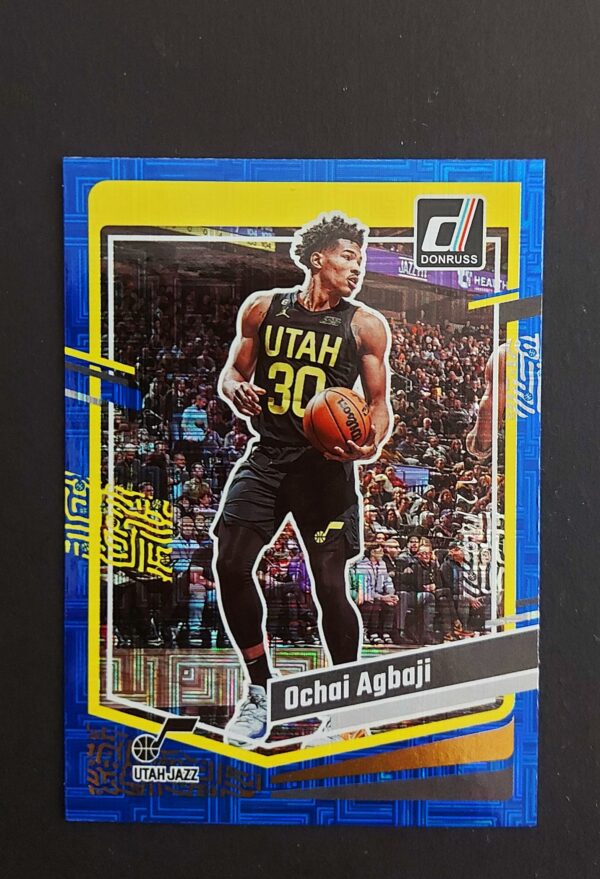 2023-24 Panini Donruss Ochai Agbaji #42 12/49 Blue Choice