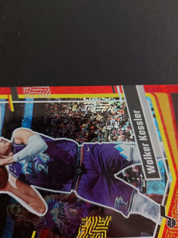 2023-24 Panini Donruss Walker Kessler #80 66/88 Red Fireworks