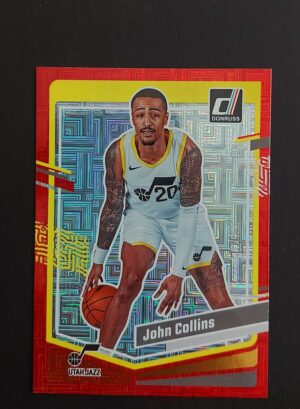 2023-24 Panini Donruss John Collins #184 23/99 Red Choice