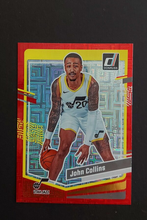 2023-24 Panini Donruss John Collins #184 23/99 Red Choice