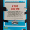 2023-24 Panini Donruss Kobe Brown #239 27/75 RC