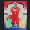 2019-20 Panini Prizm Russel Westbrook #182 Red White Blue