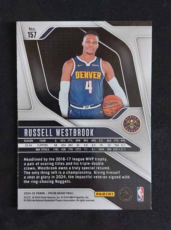 2024-25 Panini Prizm Russel Westbrook #157
