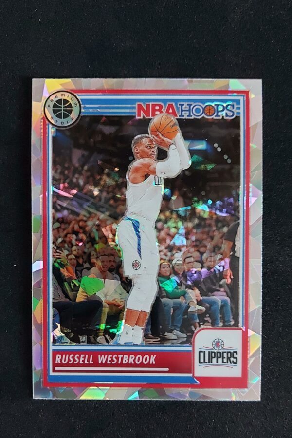 2023-24 Panini Hoops Premium Stock Russel Westbrook #211 Cracked Ice