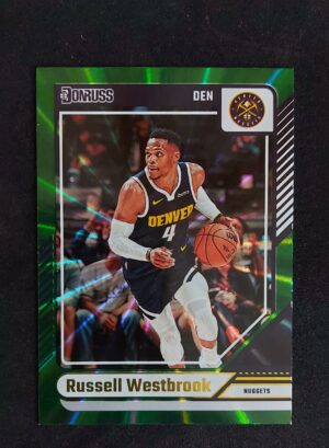 2024-25 Panini Donruss Russel Westbrook #158 Green Laser