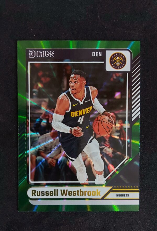 2024-25 Panini Donruss Russel Westbrook #158 Green Laser