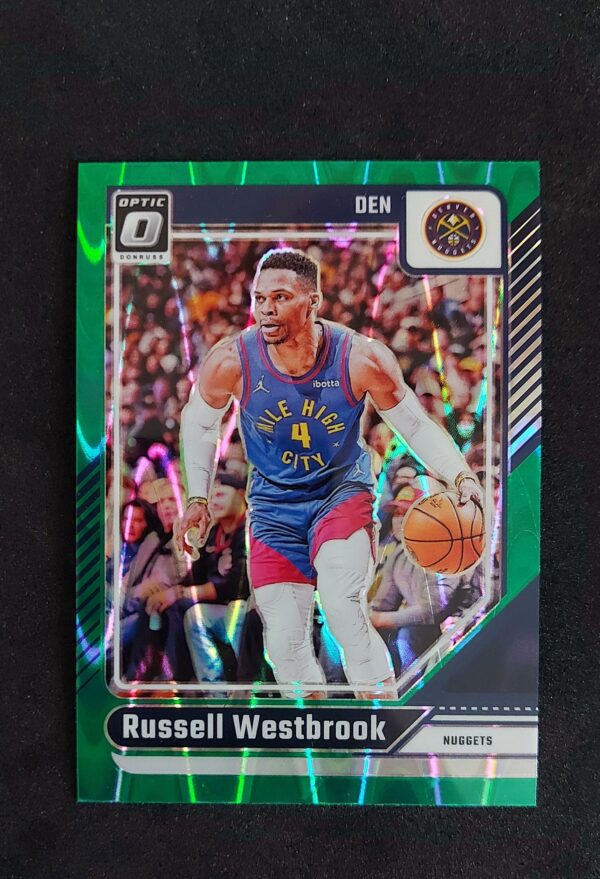 2024-25 Panini Donruss Russel Westbrook #15 Green Wave
