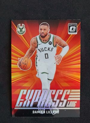 2024-25 Panini Optic Express Lane Damian Lillard #14 Silver