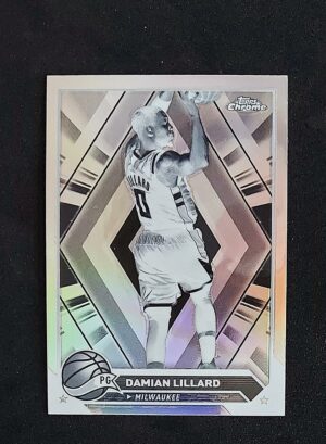 2023-24 Topps Chrome Damian Lillard #132 Negative