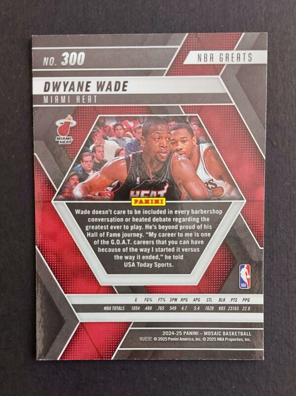 2024-25 Panini Mosaic NBA Greats Dwyane Wade #300