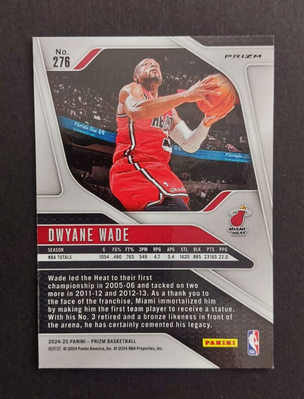 2024-25 Panini Prizm Legends Dwyane Wade #276 Green Ice