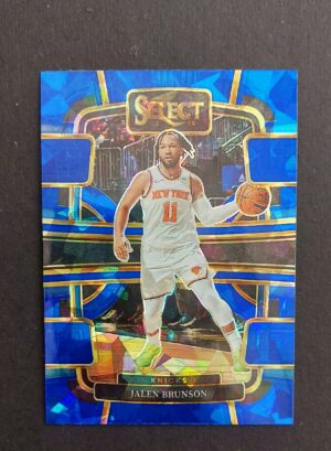 2023-24 Panini Select Jalen Brunson #7 Concourse Cracked Ice