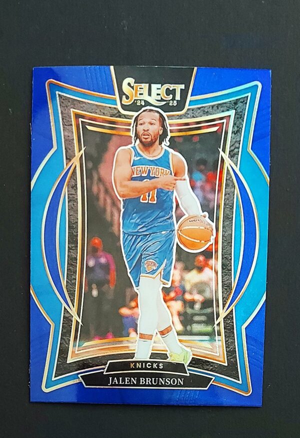 2024-25 Panini Select Jalen Brunson #42 Concourse Blue Prizm