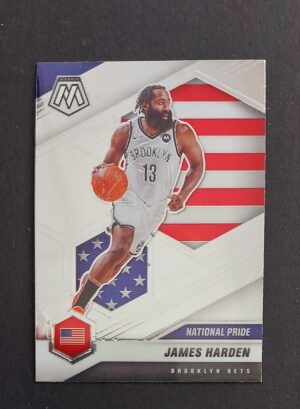 2020-21 Panini Mosaic National Pride James Harden #256