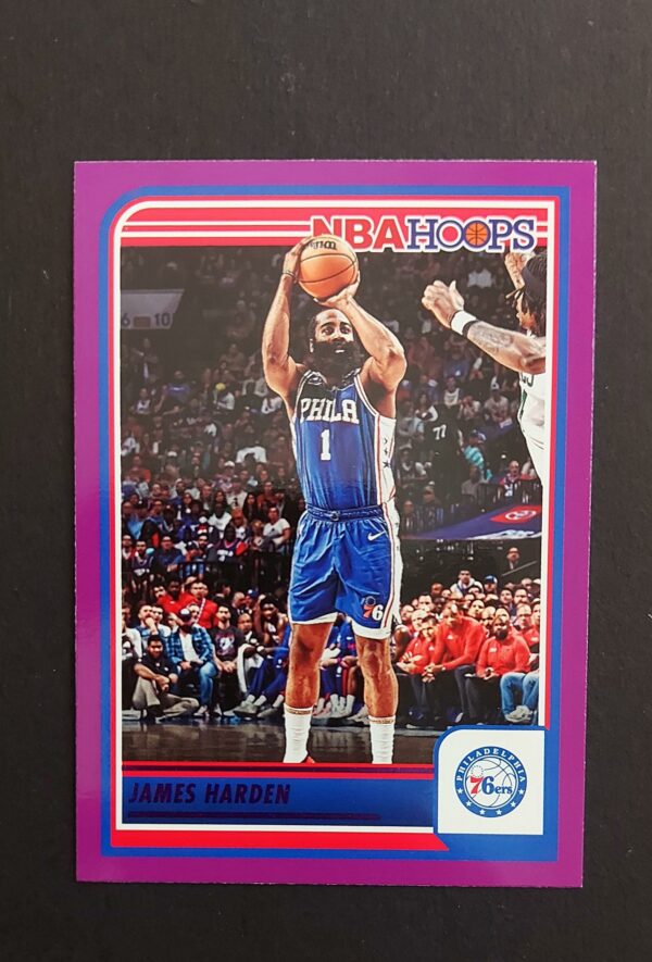 2023-24 Panini Hoops James Harden #119 Purple