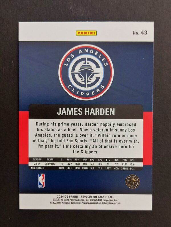 2024-25 Panini Revolution James Harden #43