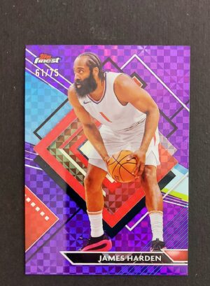 2023-24 Topps Finest James Harden #238 61/75 Rare