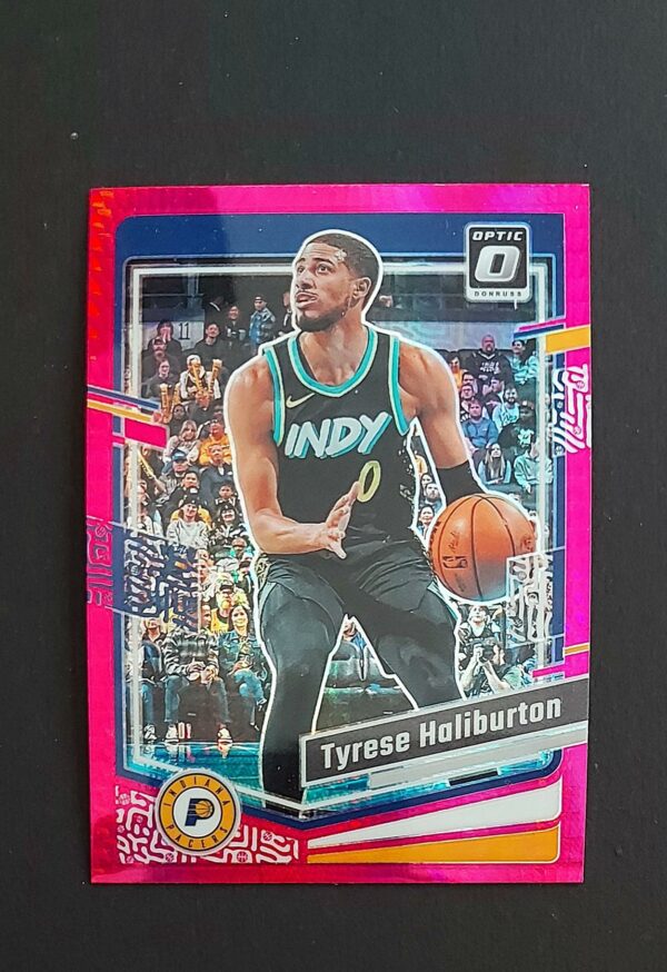 2023-24 Panini Optic Tyrese Haliburton #27 Purple