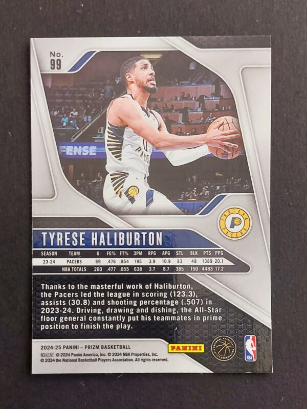 2024-25 Panini Prizm Tyrese Haliburton #99