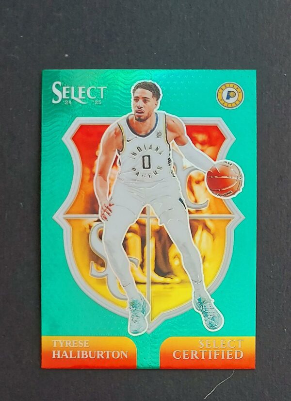 2024-25 Panini Select Certified Tyrese Haliburton #20 Green