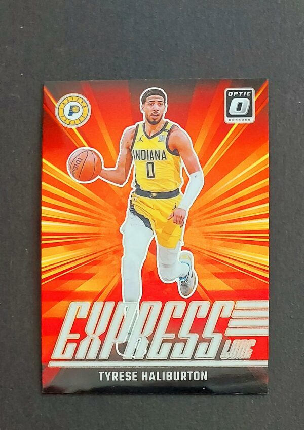 2024-25 Panini Optic Express Lane Tyrese Haliburton #25