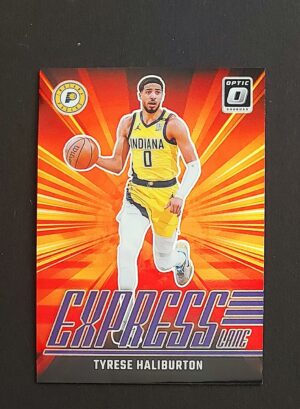 2024-25 Panini Optic Express Lane Tyrese Haliburton #25 Purple