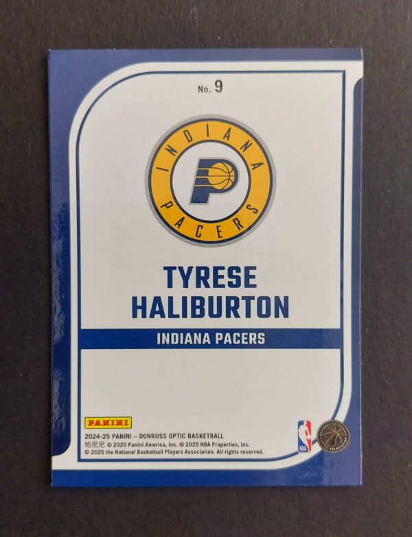 2024-25 Panini Optic Elite Dominators Tyrese Haliburton #9