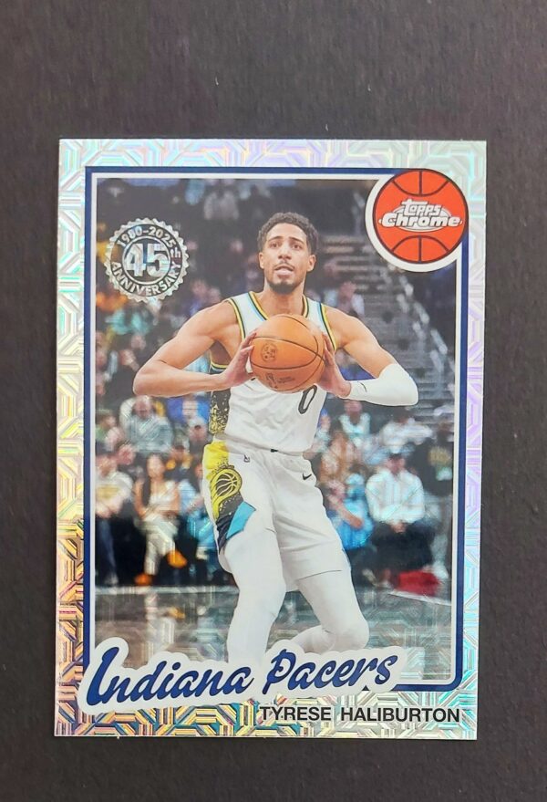 2025-26 Topps 45th Anniversary Tyrese Haliburton Mojo