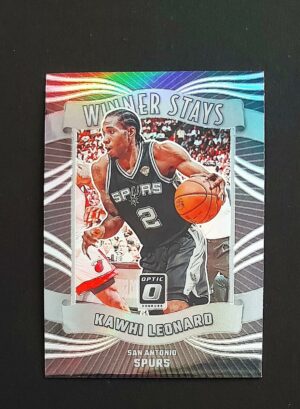 2023-24 Panini Optic Winner Stays Kawhi Leonard #18 Silver