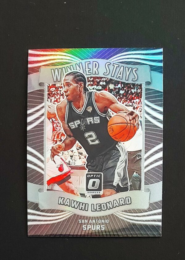 2023-24 Panini Optic Winner Stays Kawhi Leonard #18 Silver