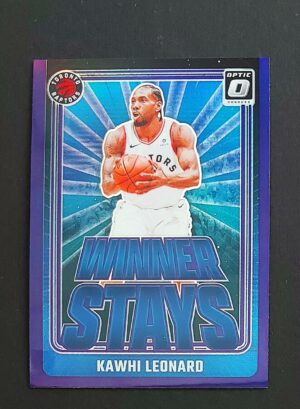 2024-25 Panini Optic Winner Stays Kawhi Leonard #8 Purple