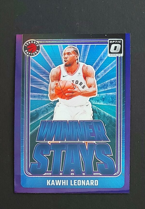 2024-25 Panini Optic Winner Stays Kawhi Leonard #8 Purple