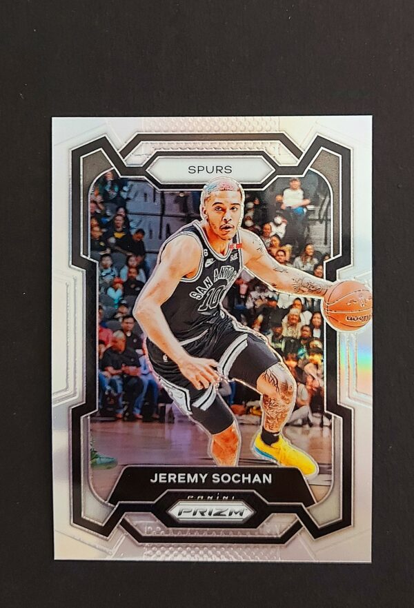 2023-24 Panini Prizm Jeremy Sochan #122 Silver