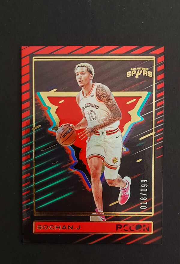 2023-24 Panini Recon Jeremy Sochan #192 018/199