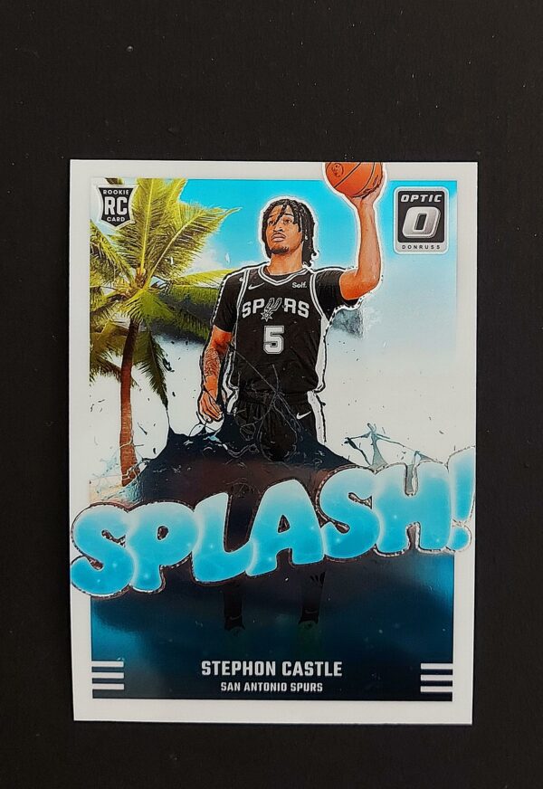2024-25 Panini Optic Splash! Stephon Castle #14 RC