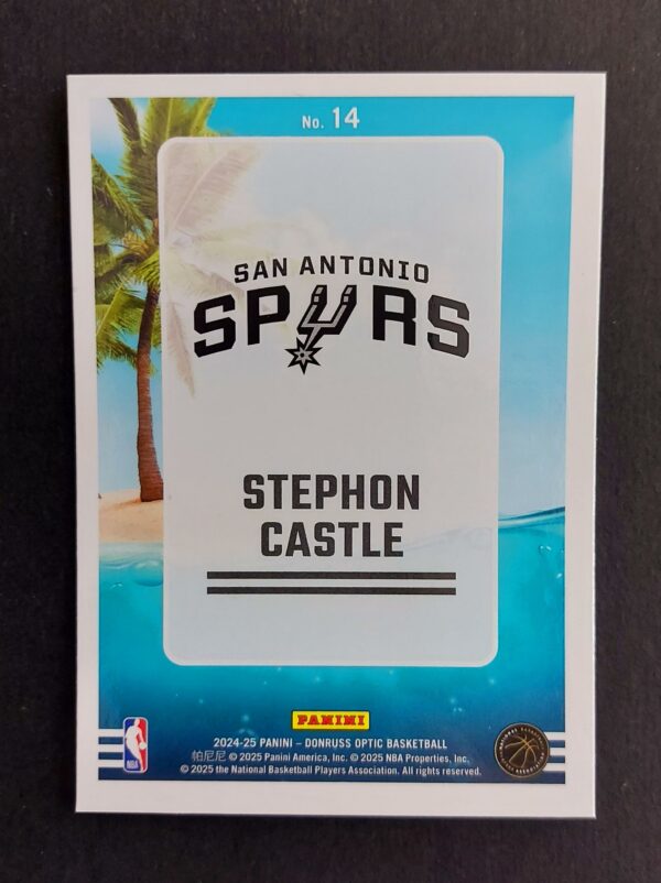 2024-25 Panini Optic Splash! Stephon Castle #14 RC