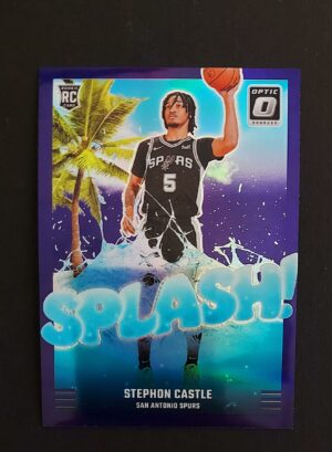 2024-25 Panini Optic Splash! Stephon Castle #14 RC Purple